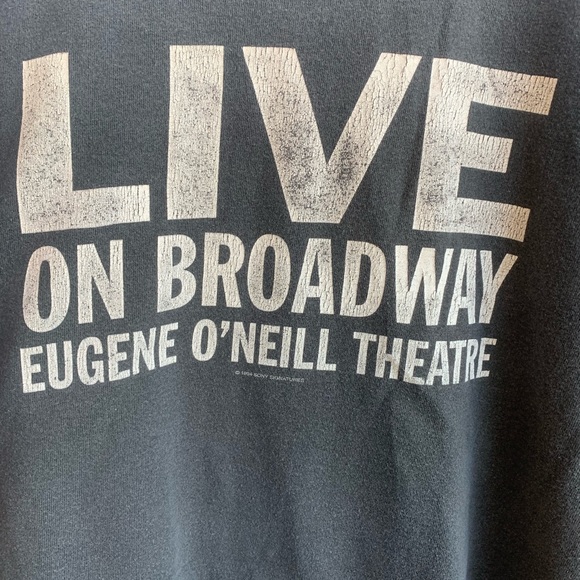 Vintage 1994 Grease John Travolta and Oliva Newton Live on Broadway T-shirt XL - Picture 5 of 6